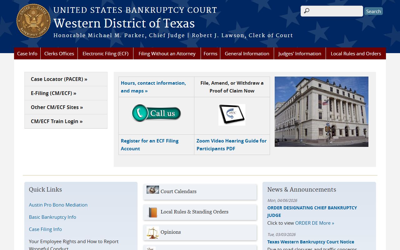 U.S. Bankruptcy Court Western District of Texas for Hays County filings