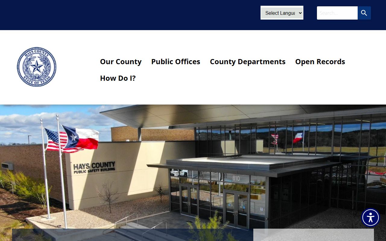 Hays County court records and government services